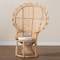 Bali & Pari Hecate Modern Bohemian Natural Brown Rattan Peacock Chair 242-13599-ZORO - alternate 8